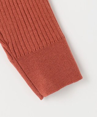 ANY 【洗濯機可】ウォームニットフリルプルオーバー オレンジ