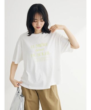 Green Parks フェミニンロゴボックスＴシャツ Light Green