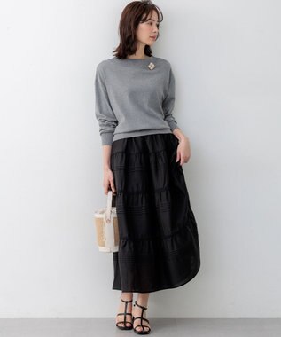 組曲 L 【先行予約】クラウドローン スカート ブラック系