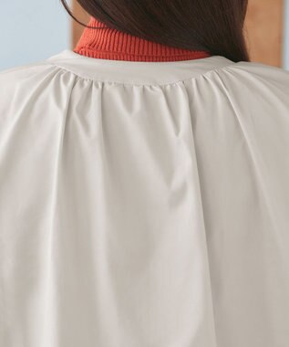 Tiaclasse 【リバーシブル】表裏2WAYベロアキルティングブルゾン オフホワイト