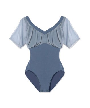 Chacott ドレープスリーブレオタード