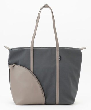 Y'SACCS コットンライクナイロントート Mサイズ グレー