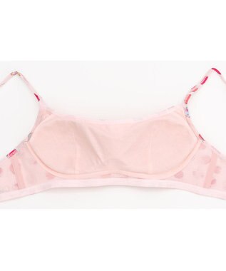 tsumori chisato SLEEP ノンワイヤーブラ　パッド付き　綿混素材　/ワコール　UBX528 ピンク