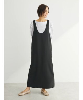 Green Parks 前後２ｗａｙハイスペックジャンパースカート Black