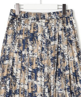 J.PRESS YORK STREET 【WOMEN】ペイントプリントスカート ネイビー系5