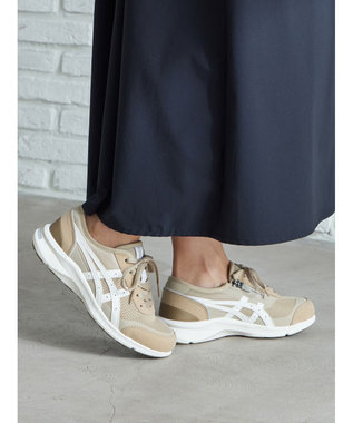 ASICS WALKING ハダシウォーカー レディース 3E相当 ベージュ系