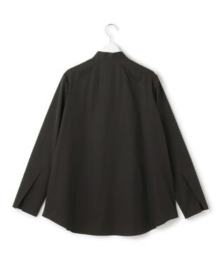 23区 【23区 lab.】ハイカウントコットン タキシード シャツ ブラック系