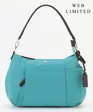 J.PRESS LADIES 【新色登場！・WEB限定カラーあり・2way】ナイロン ショルダー バッグ 【WEB限定】ターコイズブルー系