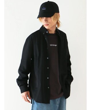 CRAFT STANDARD BOUTIQUE Ｔ／Ｒ　ボタンダウンシャツ Black