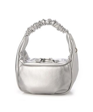 UNBILLION kakatoo ギャザーハンドル2wayバッグ シルバー