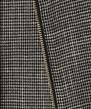 自由区 【洗える】ライトカラミノーカラー ジャケット モノトーン