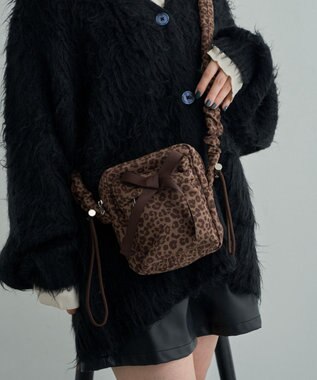 WEGO リボンギャザーミニショルダー 柄1