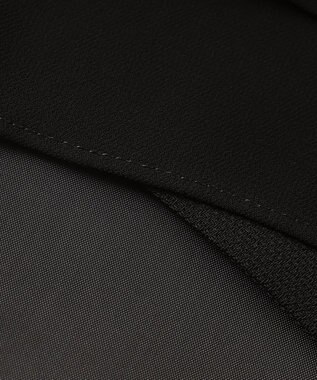 組曲 NOIR 【洗える】ウォッシャブルストレッチバーズアイ　ジャケット＋ワンピース ブラック系