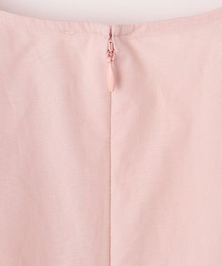 NAVE 【Nave・洗える】タイプライタークロス ギャザーブラウス ピンク系