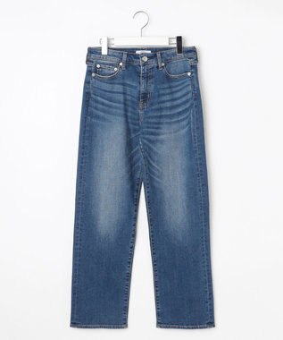 J.PRESS LADIES 【洗える】BASIC STRETCH DENIM ボーイフィット パンツ ユーズド系