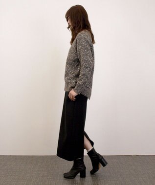 J.PRESS YORK STREET 【WOMEN】ファンシーヤーン Vネックニット ライトグレー系5