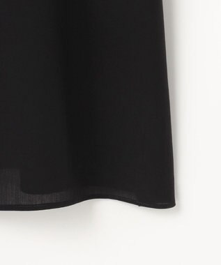 自由区 S 【接触冷感・UVケア・抗菌防臭・洗える】リヨセルポプリンシャツ ワンピース ブラック