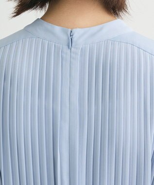 Green Parks ef-de プリーツワンピース Sax