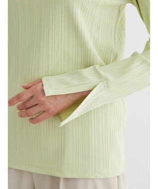 Green Parks 前後２ＷＡＹカットリブプルオーバー Lime Green