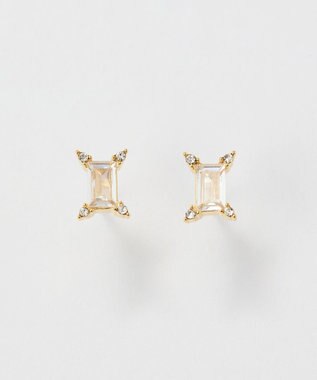 Phoebe 【金属アレルギー対応】クラシックバケットビジューセラミックピアス