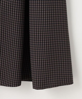 組曲 【洗える・4色展開】ウーステッドライクギャバ スカート グレー系3