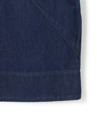 BEIGE， 【洗える・Oggi ８月号掲載】NAVIGLIO / ショート丈ノースリーブデニムブラウス Indigo