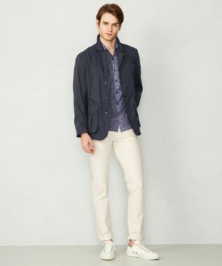 JOSEPH ABBOUD 【サスティナブル撥水】ハイパワーストレッチ アウター ネイビー系