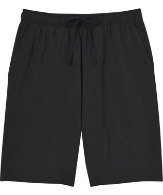 WACOAL MEN WEB限定　ルームウェア　半袖　ひざ上丈　綿混（本体）　前閉じ　/ブロス　GH3300 ブラック