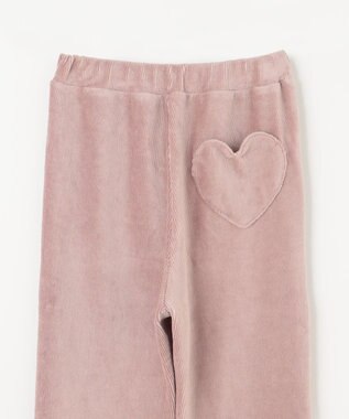 ANY KIDS カットコールフレアパンツ ピンクブラウン