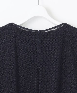 23区 【APPLAUDIR】クリスタルフラワーコンビ ドレス ネイビー系