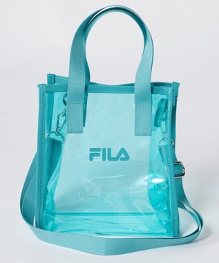 OP／FILA 【FILA】PVCロゴ2WAYバッグ ライトグリーン