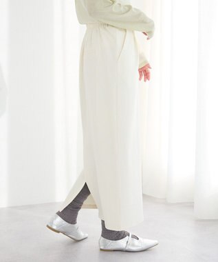 CRAFT STANDARD BOUTIQUE フクレジャカードIラインスカート Ivory