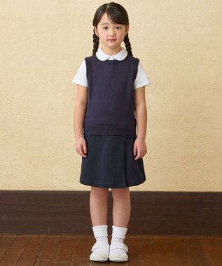 MIKI HOUSE HOT BISCUITS 【ミキハウス】 スクールシューズ〈上履き・上靴(15cm-17.5cm)〉 白