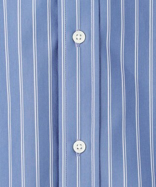 J.PRESS MEN パッチフラップ マルチストライプシャツ/B.D. サックスブルー系1