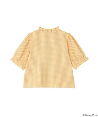 earth music&ecology 【予約】【WEB・一部店舗限定】ヴィンテージ風フリルブラウス/TOY STORY イエロー