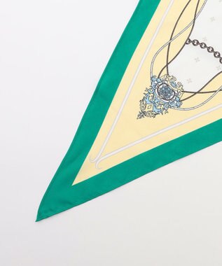 ANY ダイヤスカーフ グリーン系