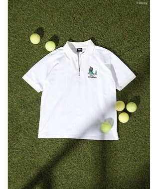 AMERICAN HOLIC ハーフジップポロシャツ／Ｐｅｔｅｒ　Ｐａｎ Off White