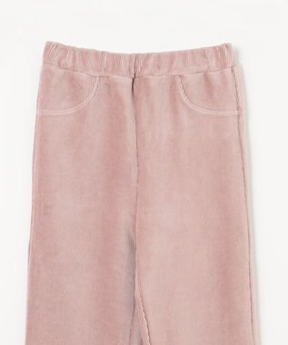 ANY KIDS カットコールフレアパンツ ピンクブラウン