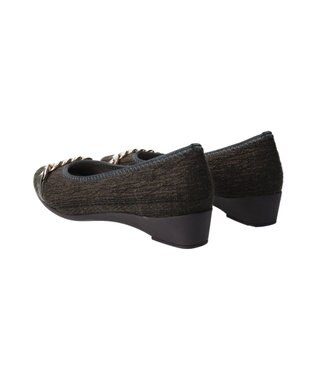 Bridget Birkin 【Bridget Birkin Walk】チェーンモチーフウォーキングパンプス グリーン雑材