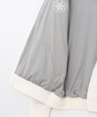 23区GOLF 【WOMEN】【リバーシブル】ノルディック柄　リバーシブル ブルゾン アイボリー系