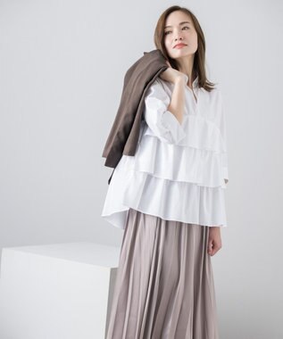 ONWARD Reuse Park 【組曲】ブラウス秋冬 オフホワイト