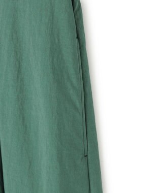23区 【洗える】ヴィンテージライトタフタ タック ワンピース ダークグリーン系