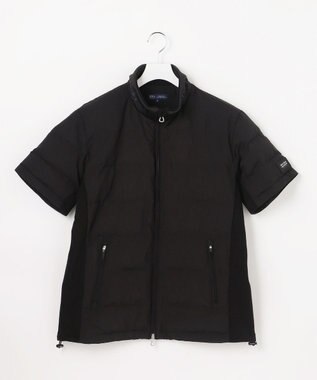 23区GOLF 【MEN】半袖パディングブルゾン ブラック系