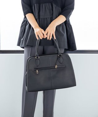 組曲 【A4対応】 ボストンバッグ Large ブラック系