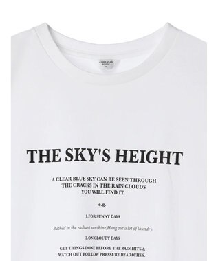 AMERICAN HOLIC 前後ロゴノースリーブカットプルオーバー Off White