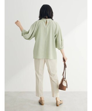 Green Parks 接触冷感　ラグランスリーブブラウス Mint