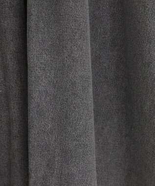 Green Parks ■ESCAR デニムラッフルカラーワンピース Gray