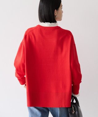 AMERICAN HOLIC バイパチサイドスリットニットプルオーバー Red