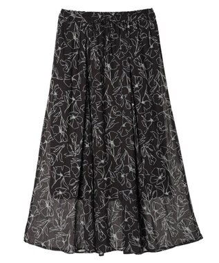 Green Parks サラフレギャザースカートII Flower