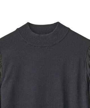 earth music&ecology レンチング(TM)エコヴェロ(TM)(マジョリカプリーツ) Black